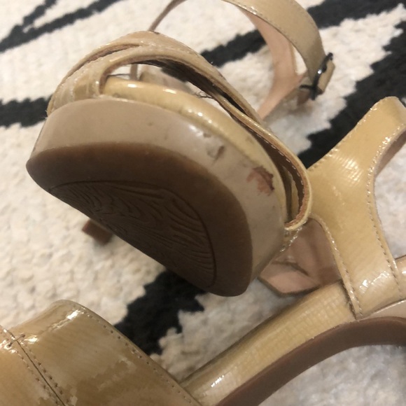 Nurture Beige Heeled Dress Sandals 7M - Picture 11 of 12